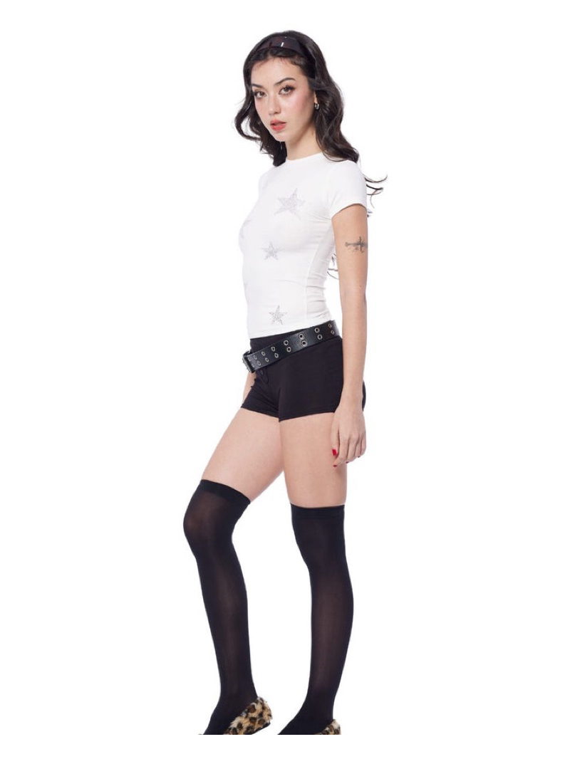 Stellar Rhinestones Top - The frecklestudio