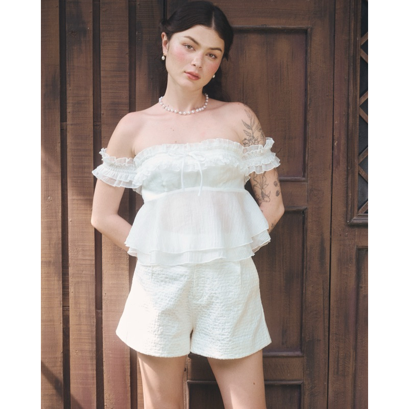 Pleated Shorts - Dottie