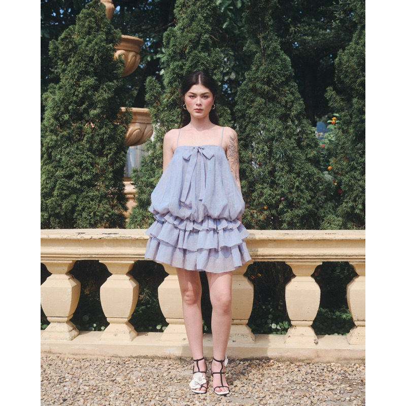 Short A-Line Spaghetti Strap Dress - Dottie