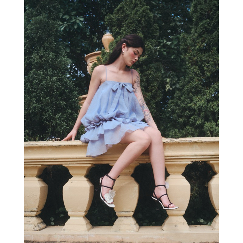 Short A-Line Spaghetti Strap Dress - Dottie