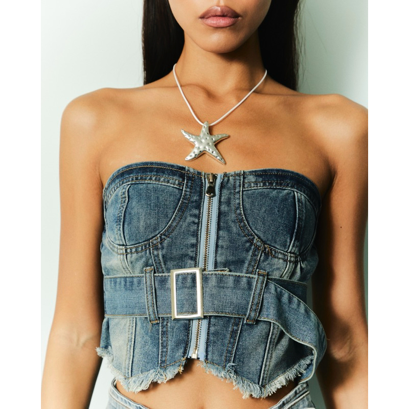 Indigo Tube Top - W.B Project