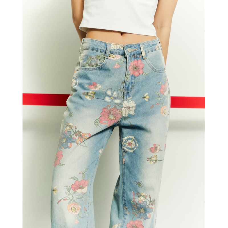 floral jeans - W.B Project