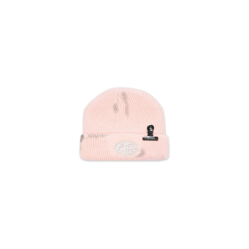 PISI Destroyed Mini Bulldog Clip Beanie - PISI.STYLE