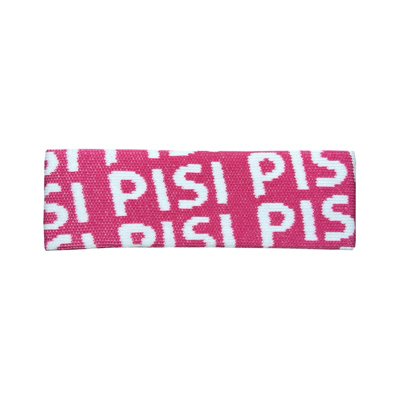 PISI Logo Pink in Life Headband - PISI.STYLE