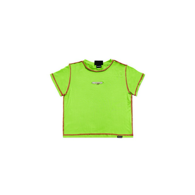 Mirror PISI (PS.) Basic Logo Signage Crop Top - PISI.STYLE