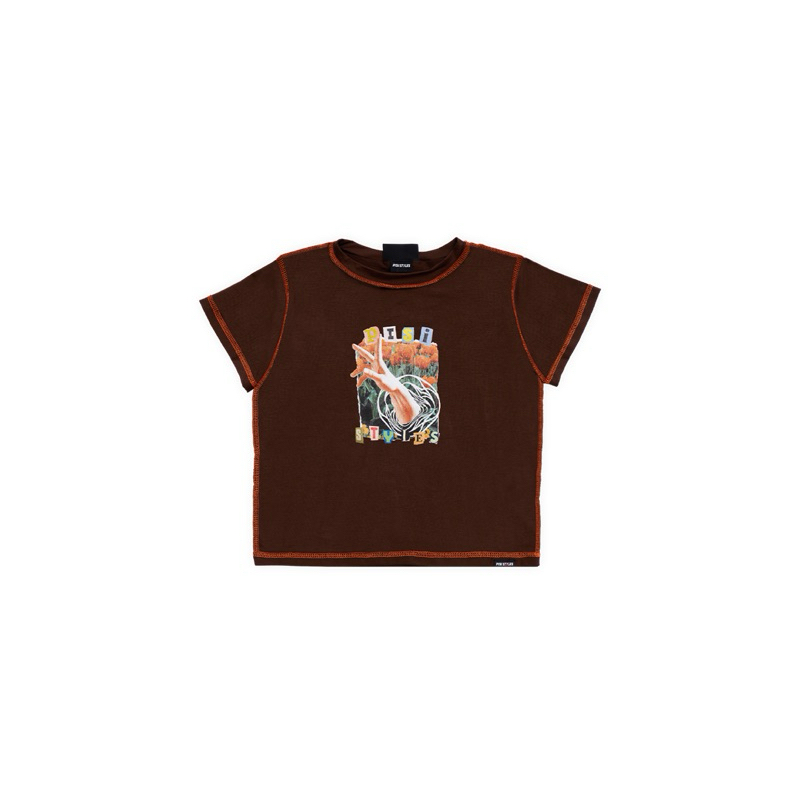 Mirror PISI Vaporwave Crop Top - PISI.STYLE