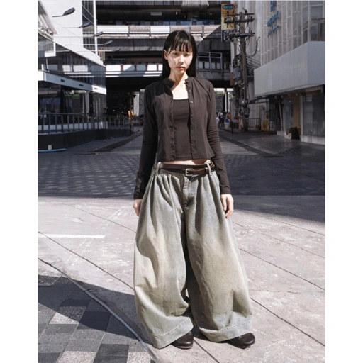 Image of 9WIDE PANTS DENIM - 67 Percent