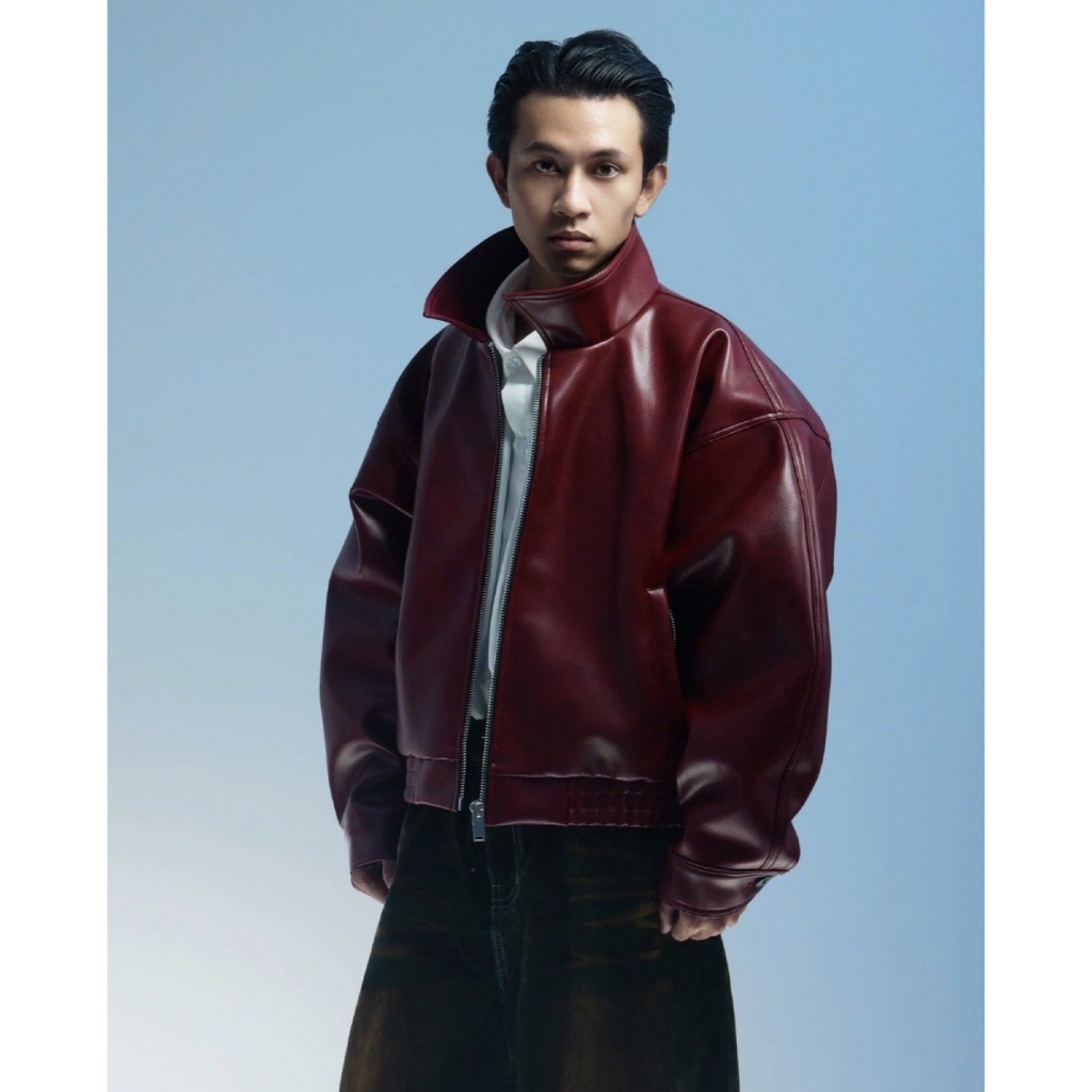 YANKEE LEATHER JACKET - 67 Percent