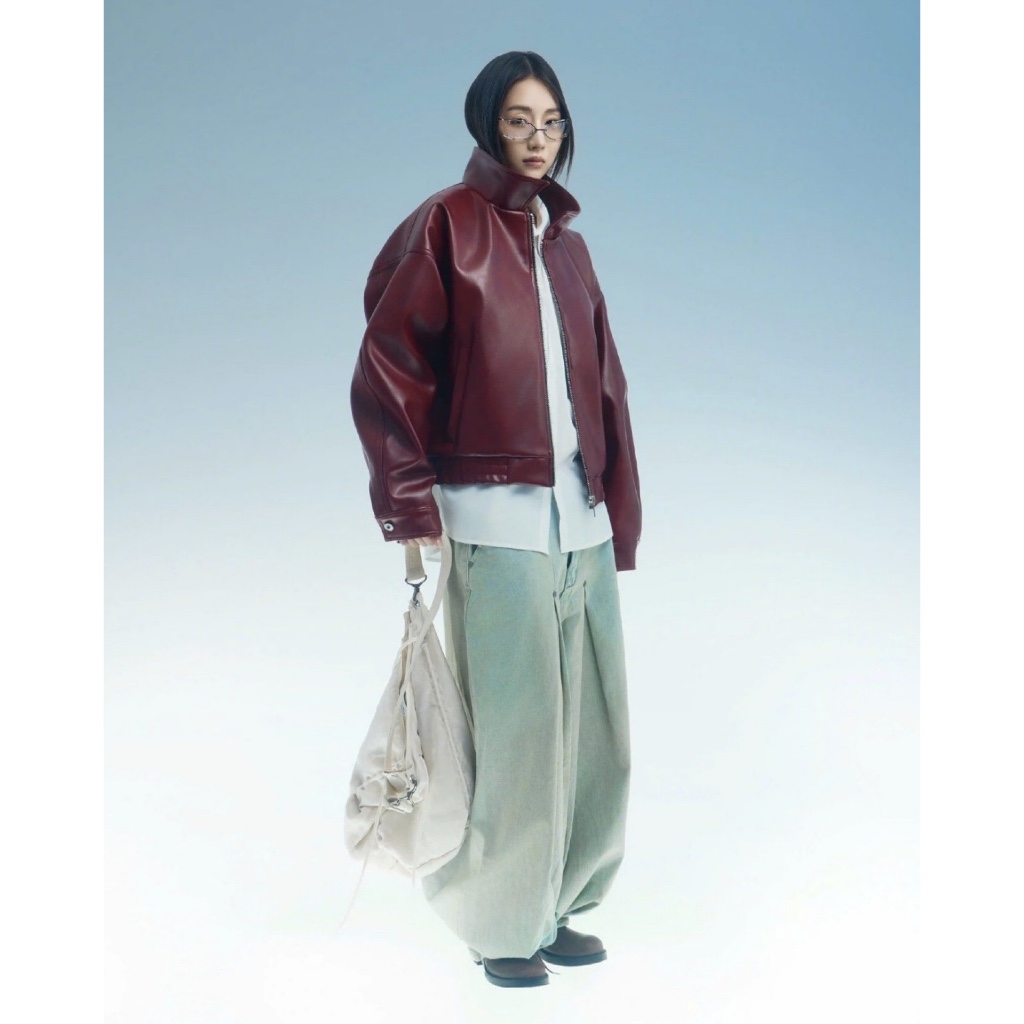 YANKEE LEATHER JACKET - 67 Percent