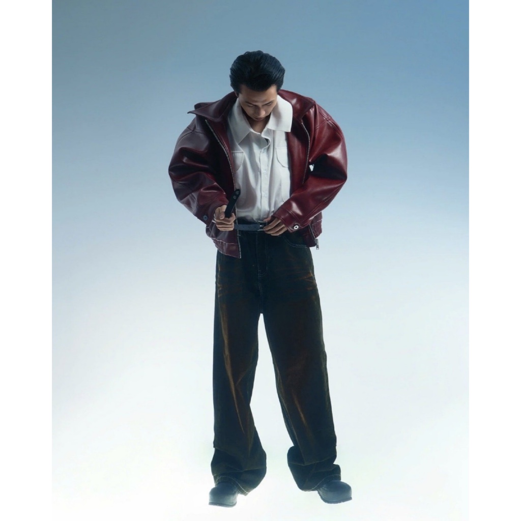 YANKEE LEATHER JACKET - 67 Percent