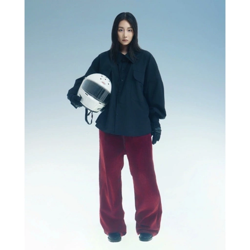 Image of DENIM VELVET WASH JEANS - 67 Percent