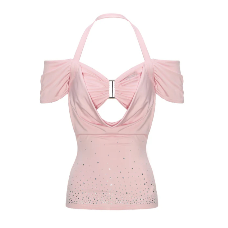 Pink Drape Tee - Jyosei