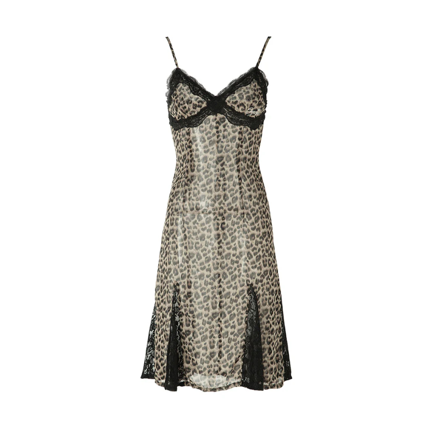 Lace Leopard Dress - Jyosei