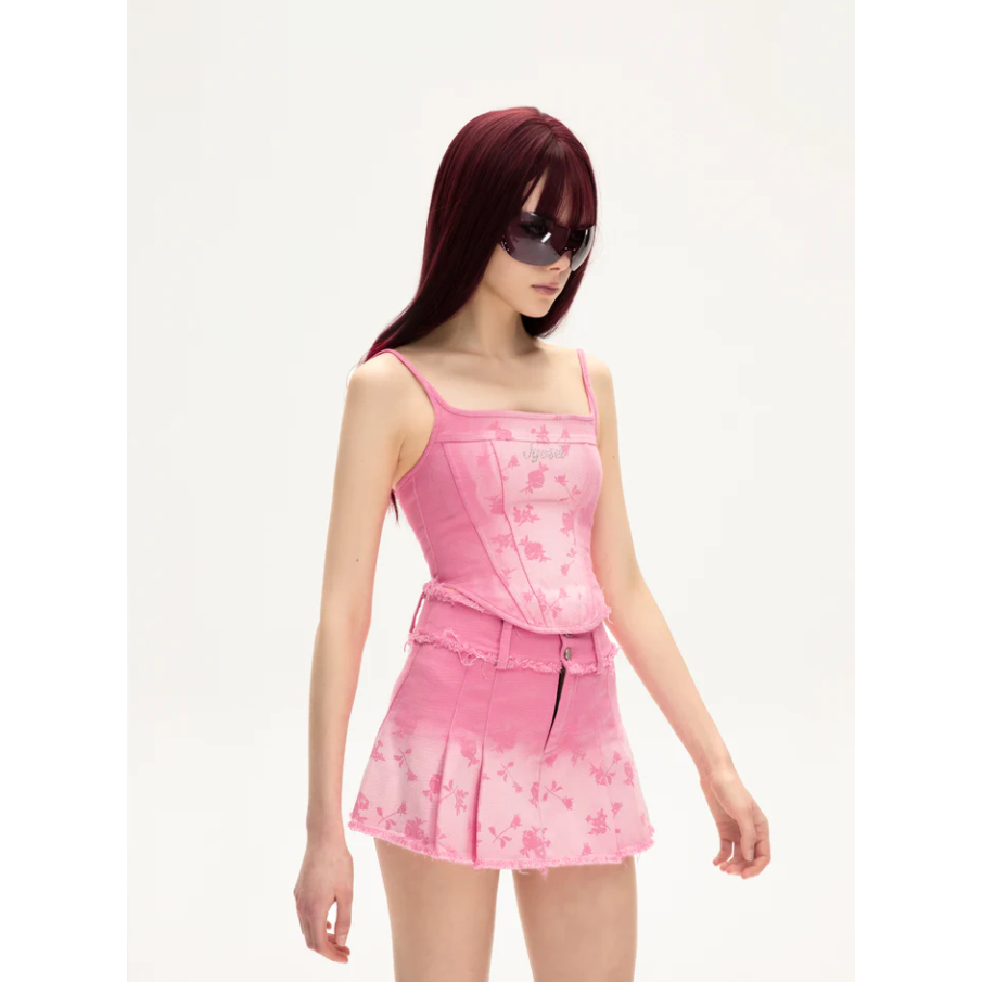 Pink Bralette Vest - Jyosei