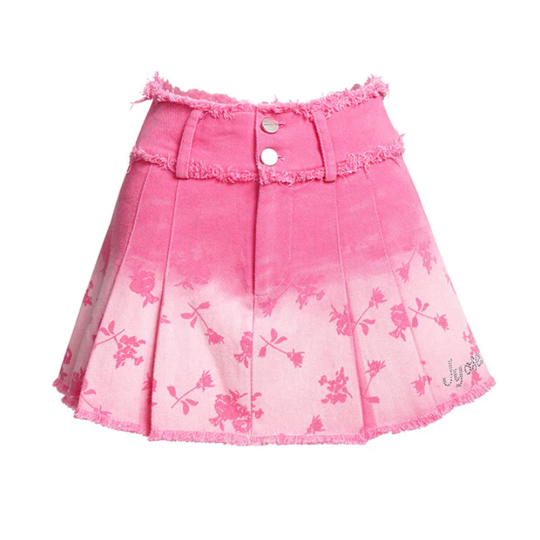 Pink Pleated Skirt - Jyosei