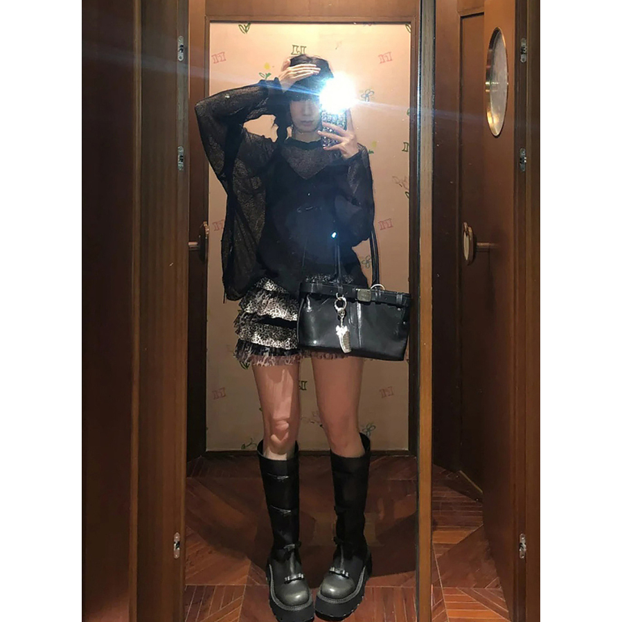 Vintage Leopard Lace Shorts - Moromoro