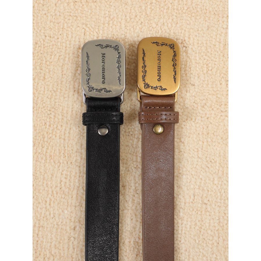 Moromoro vintage belt black - Moromoro