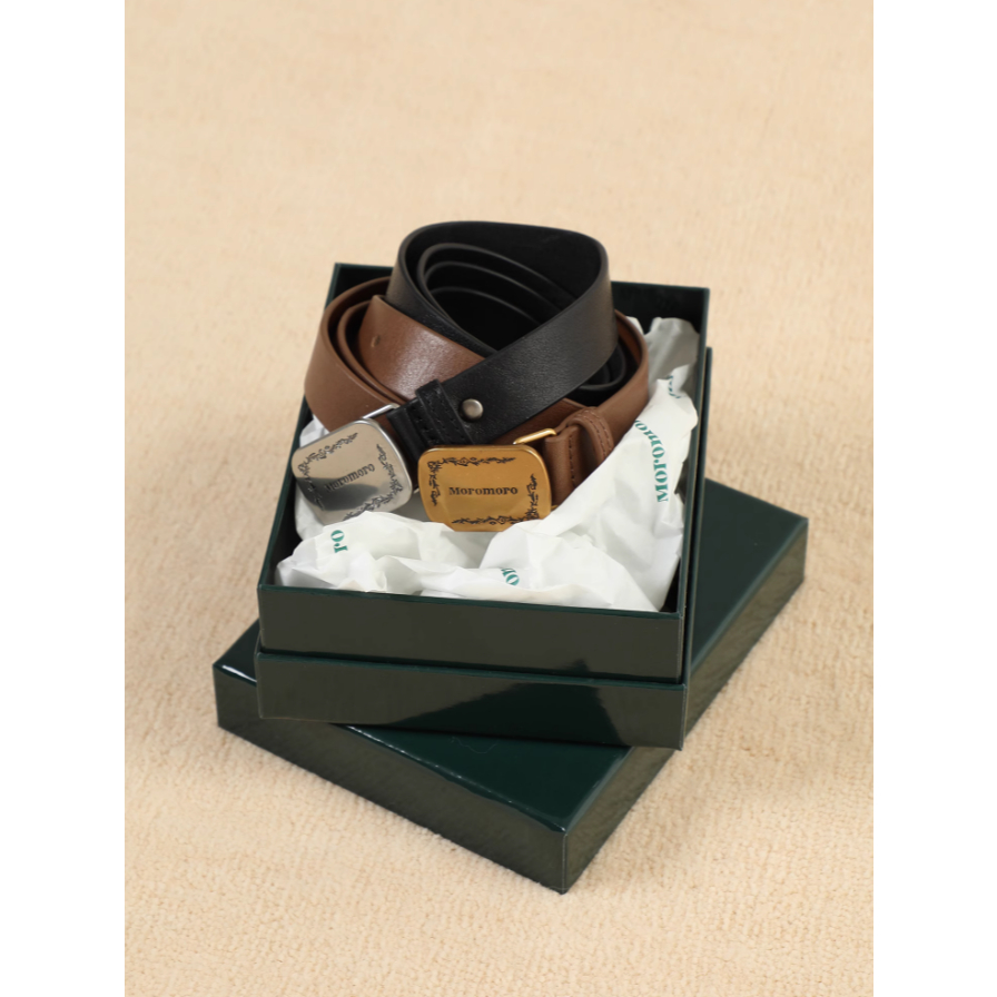 Moromoro vintage belt black - Moromoro