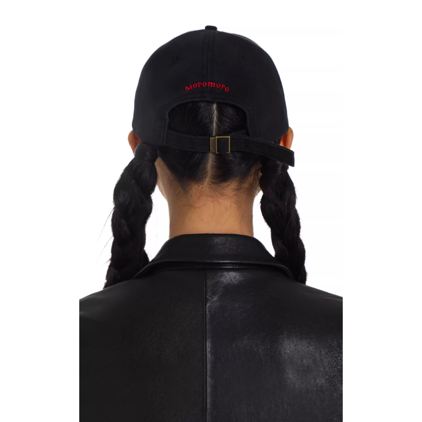 Classic bow baseball cap black - Moromoro