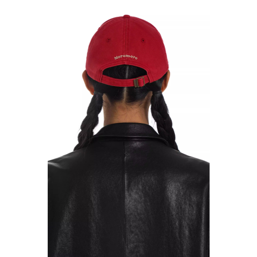 Classic bow baseball cap red - Moromoro