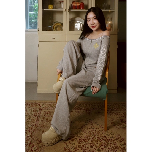 Image of Ash Track Lounge Pants	 - Jyosei