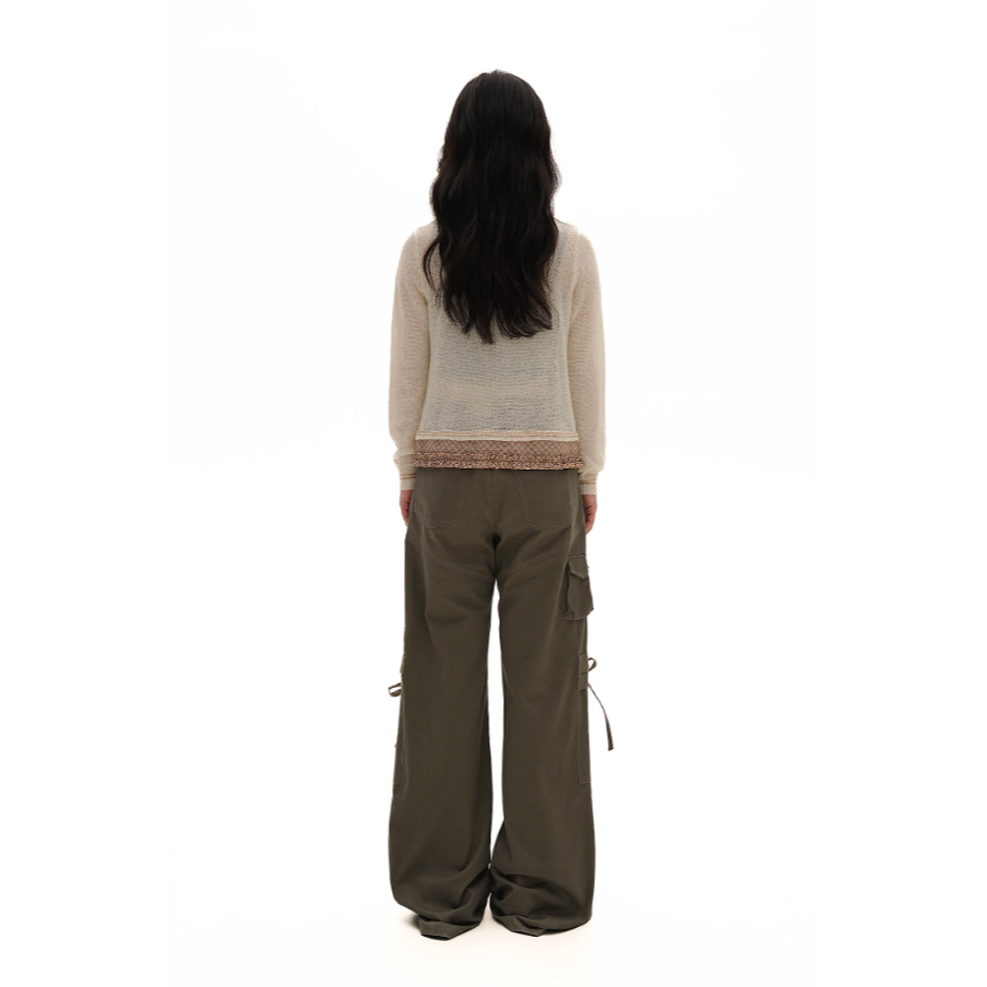 Bow tie multi-pocket functional star overalls - Moromoro