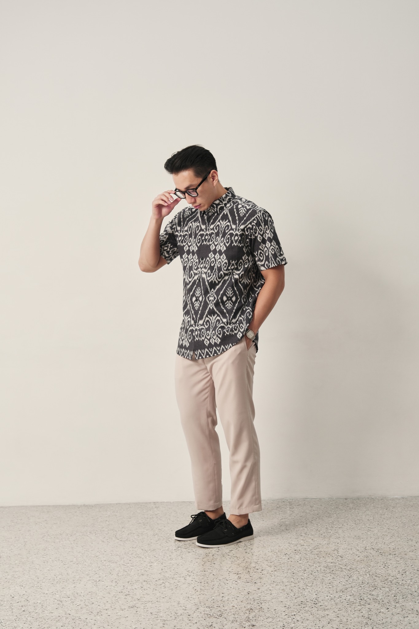 MARAKESH BLACK Short Sleeve