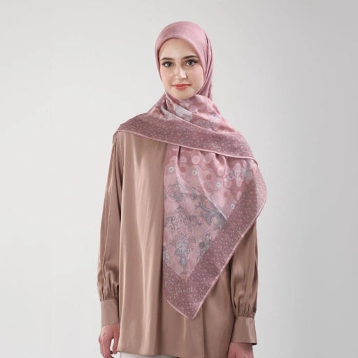 Image of Shafira - Isadora Scarf Printed - Hijab Segi Empat Motif - Voal - Hard Box Packaging