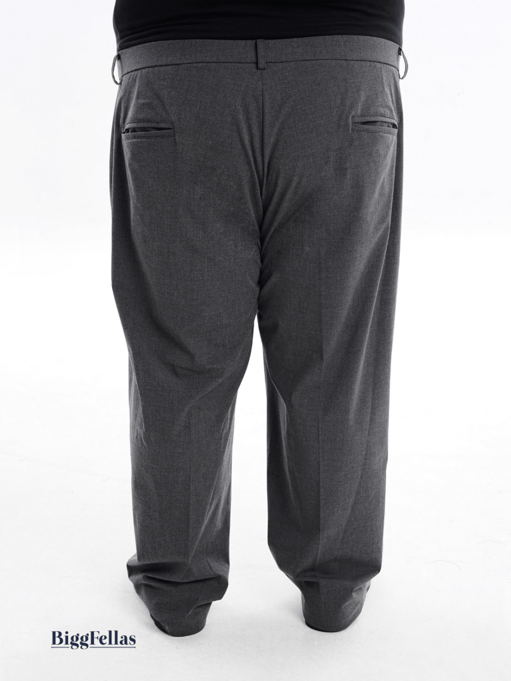 BIGG FELLAS Semi Wool Formal Trousers Celana Panjang Formal Pria Jumbo Big Size
