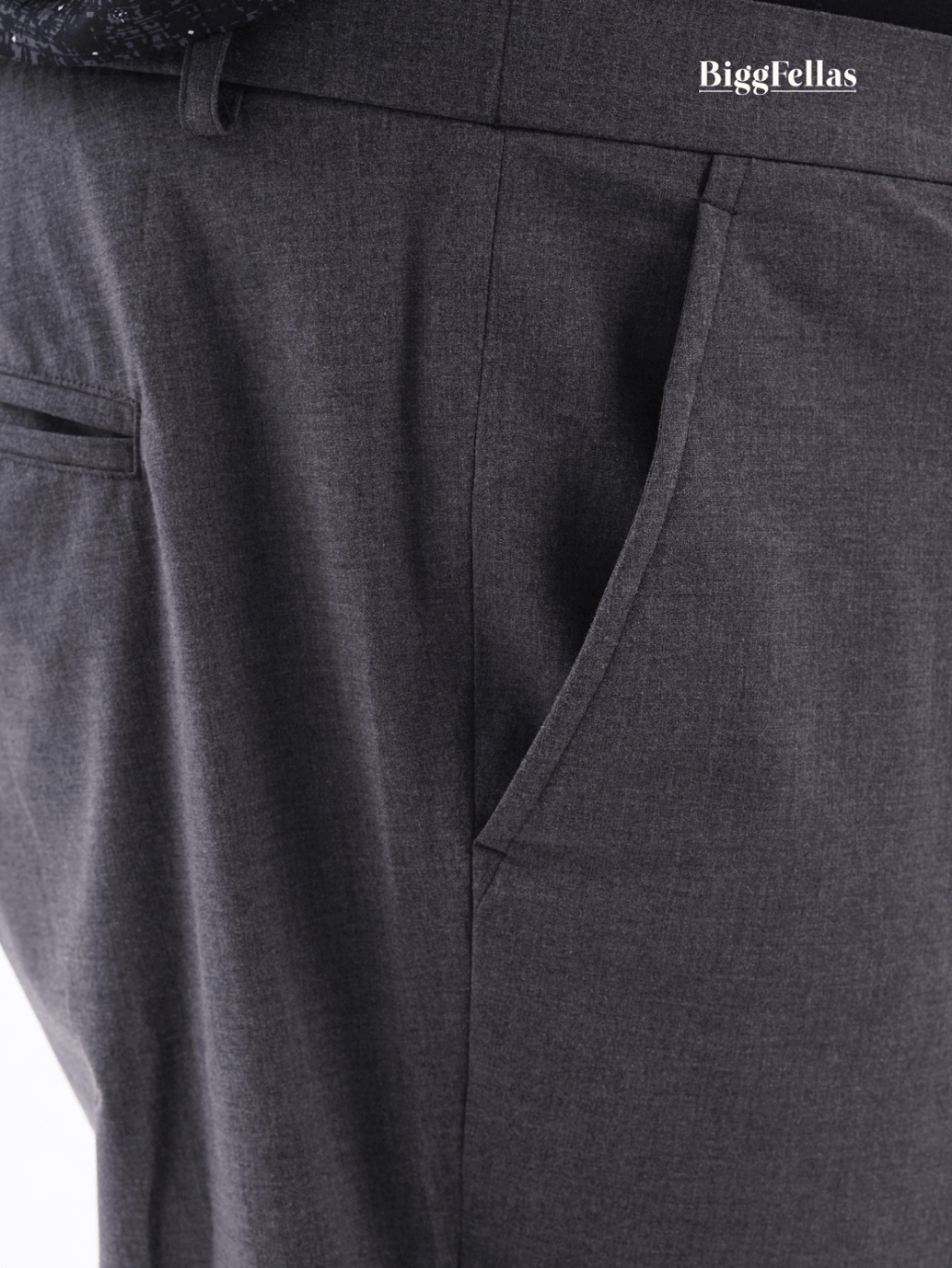 BIGG FELLAS Semi Wool Formal Trousers Celana Panjang Formal Pria Jumbo Big Size