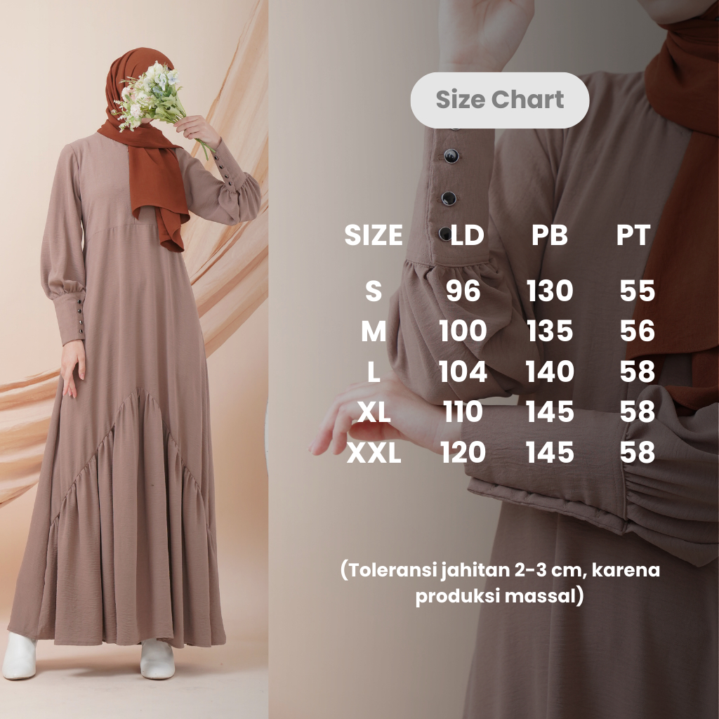 Intune Hijab Ayana Gamis Polos Abaya Premium Simple Elegan & Syar'i