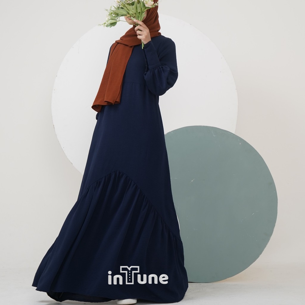 Intune Hijab Ayana Gamis Polos Abaya Premium Simple Elegan & Syar'i