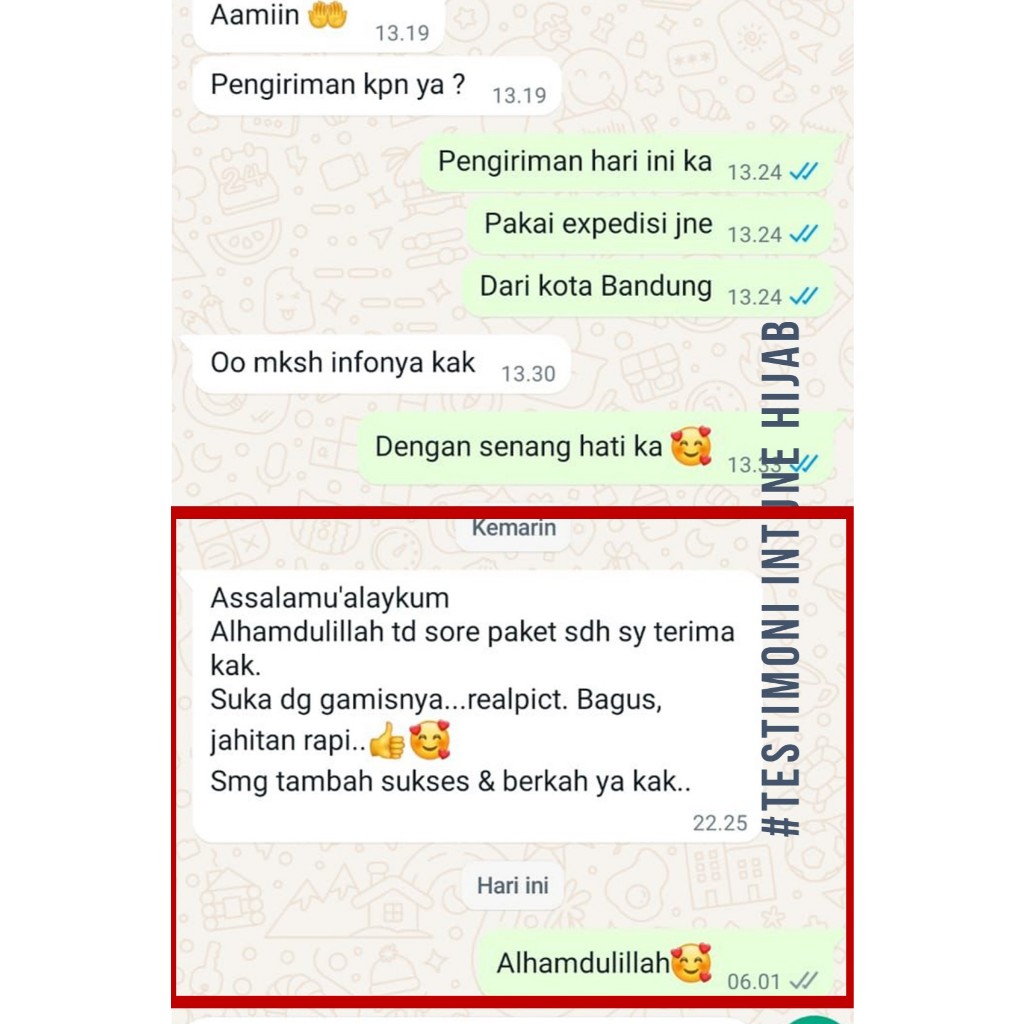 INTUNE HIJAB THOLIHA GAMIS UMROH DAN HAJI
