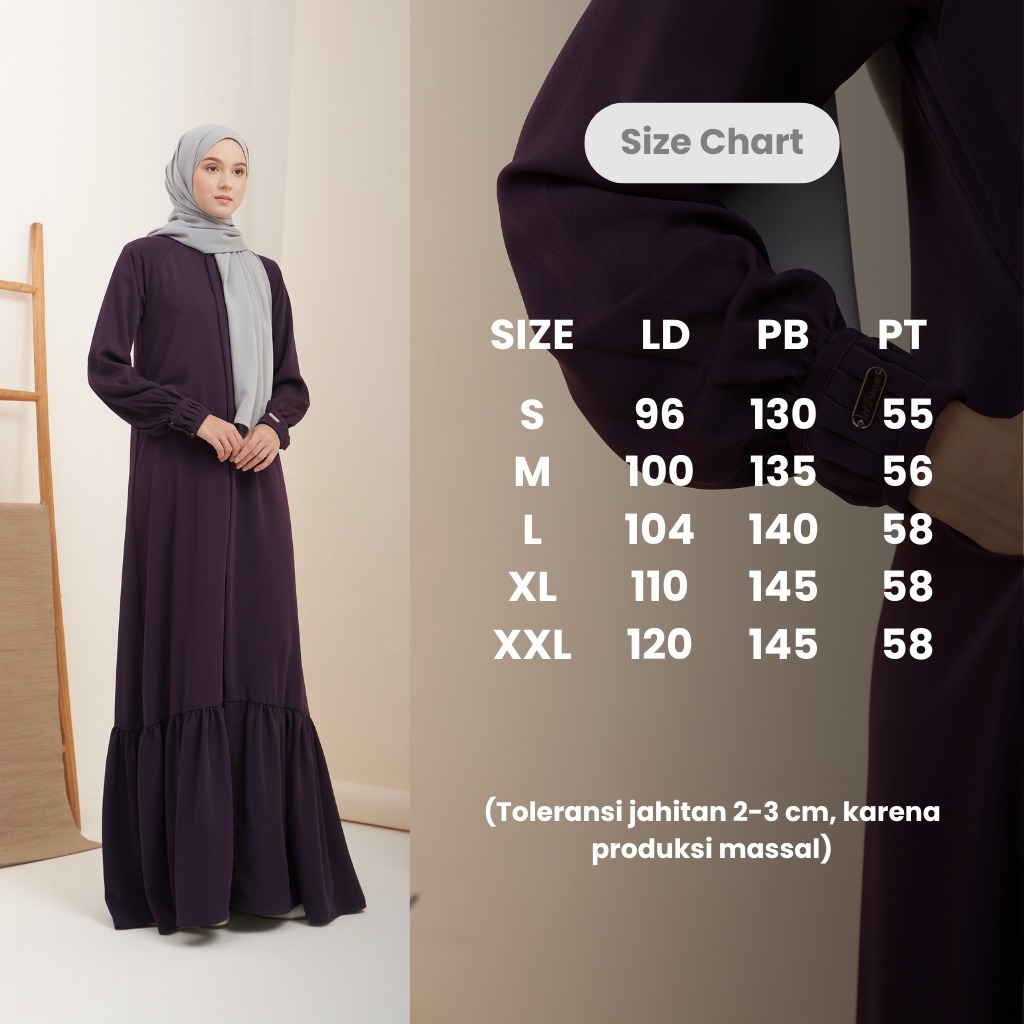 INTUNE HIJAB NUHA GAMIS ABAYA UMROH PREMIUM