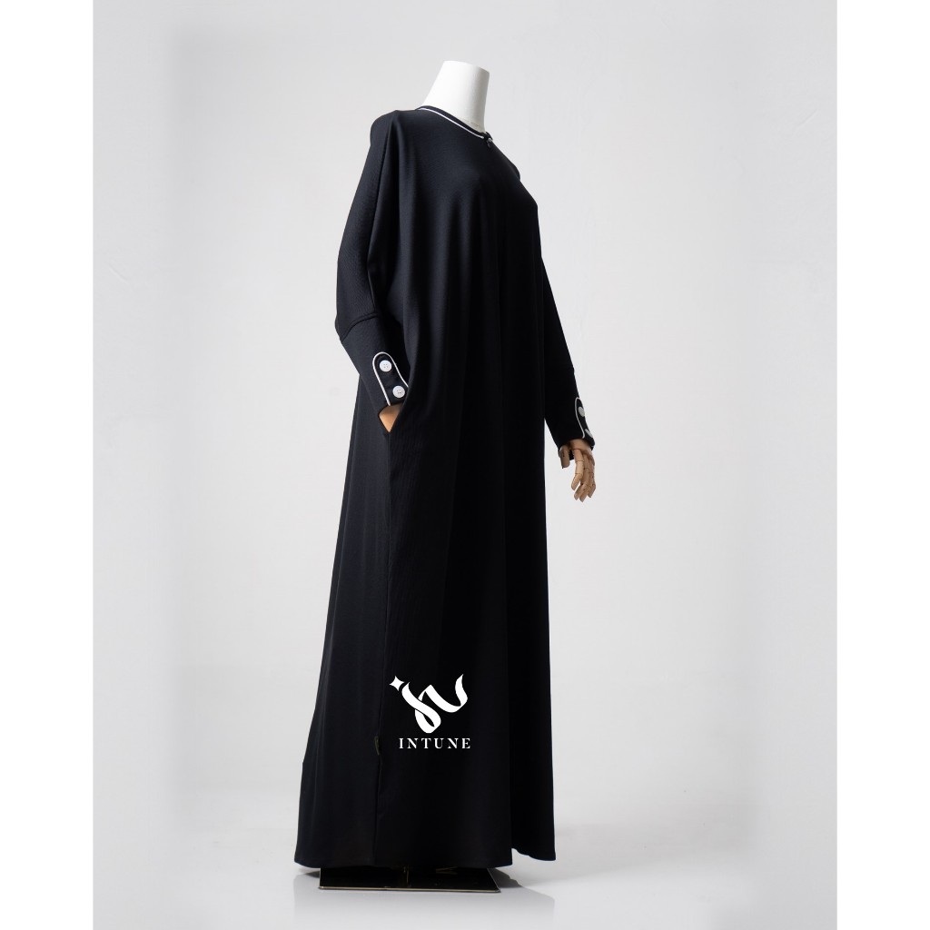 INTUNE HIJAB BAHEERA GAMIS KNIT SNOWY RIB