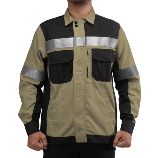 Image of LEGION KHAKI- Safety Reflector Fieldshirt