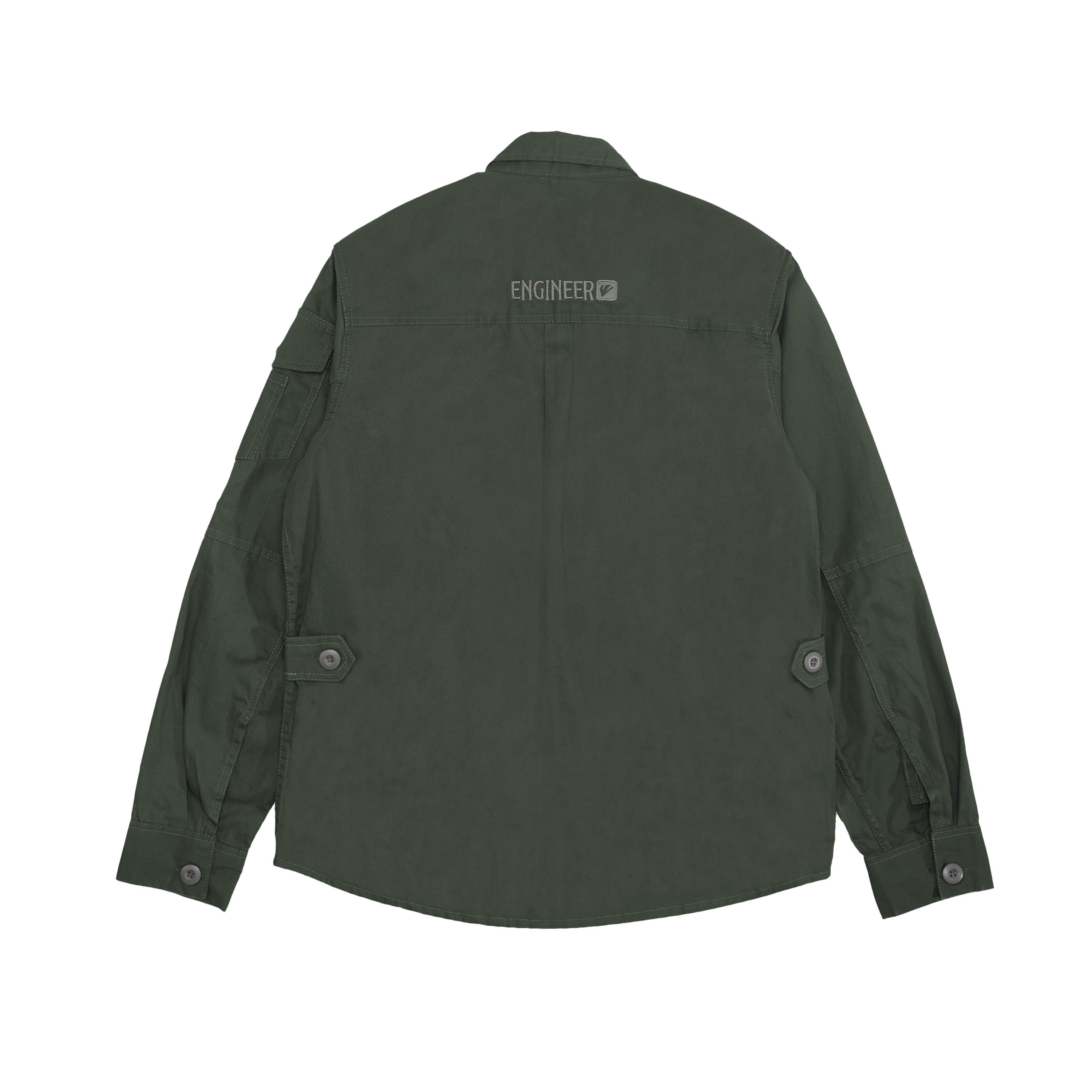 TRACTOR CHARCOAL - Casual Canvas Workshirt