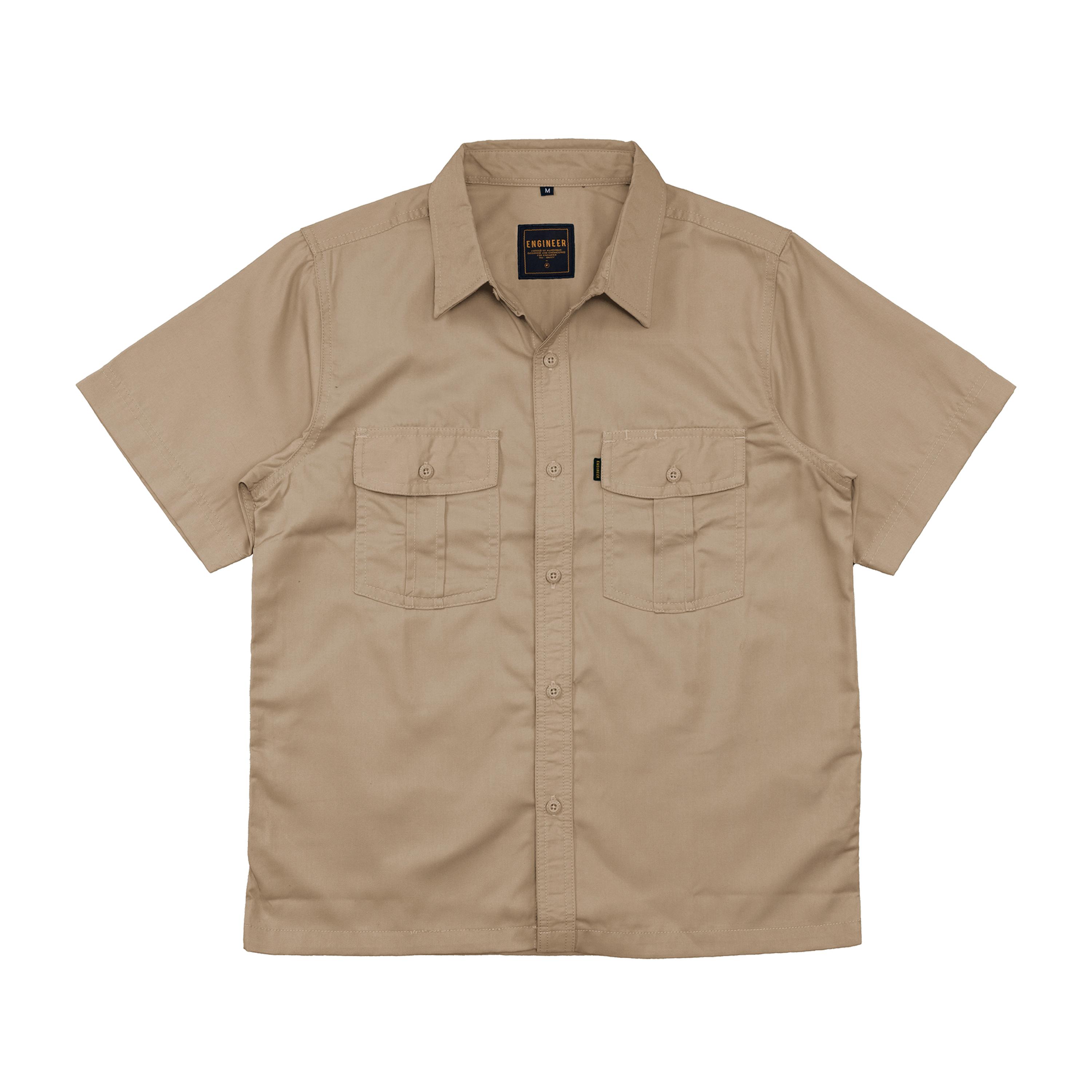 Basic Khaki - Workshirt Basic Regular