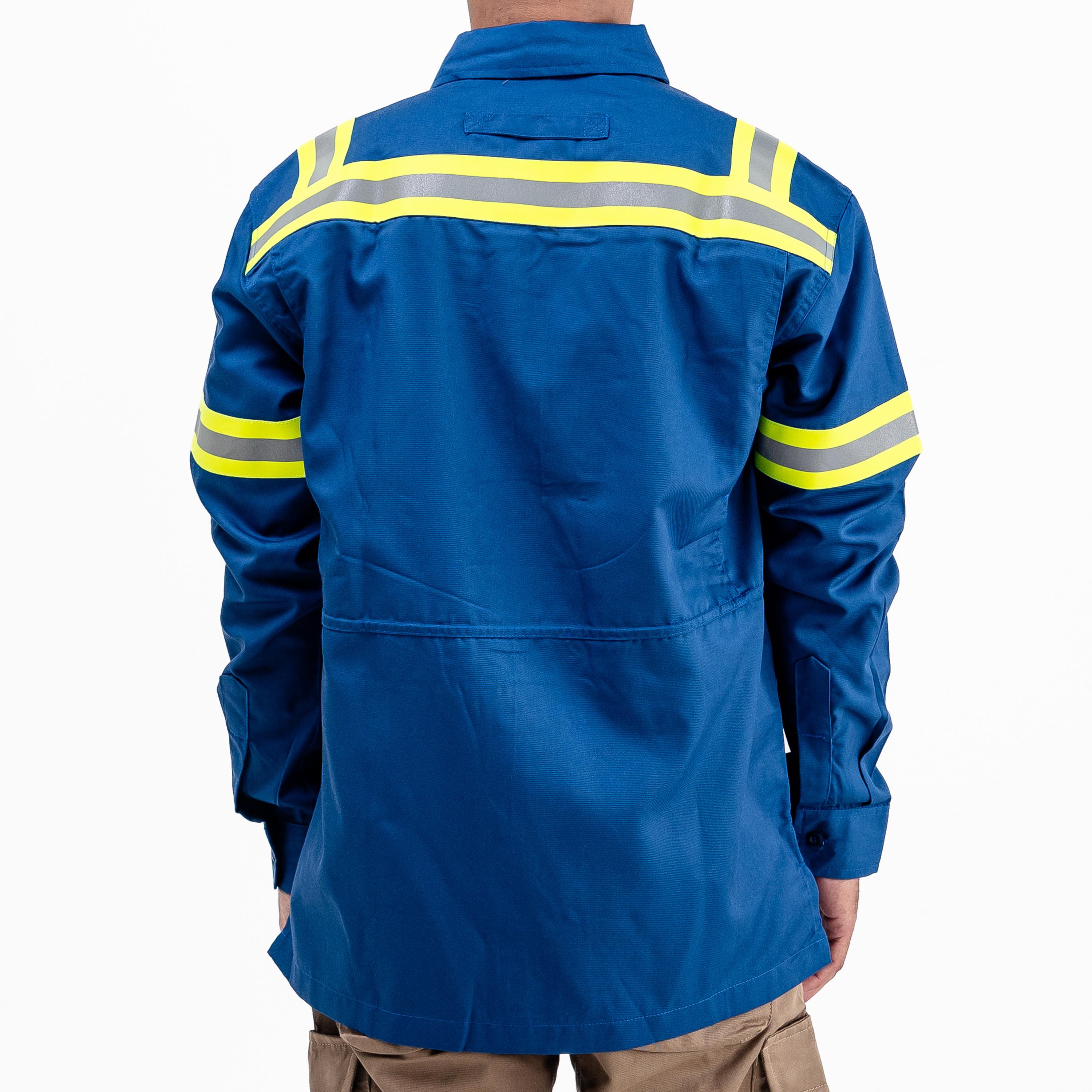 LOGGING BLUE - Safety Reflector Fieldshirt