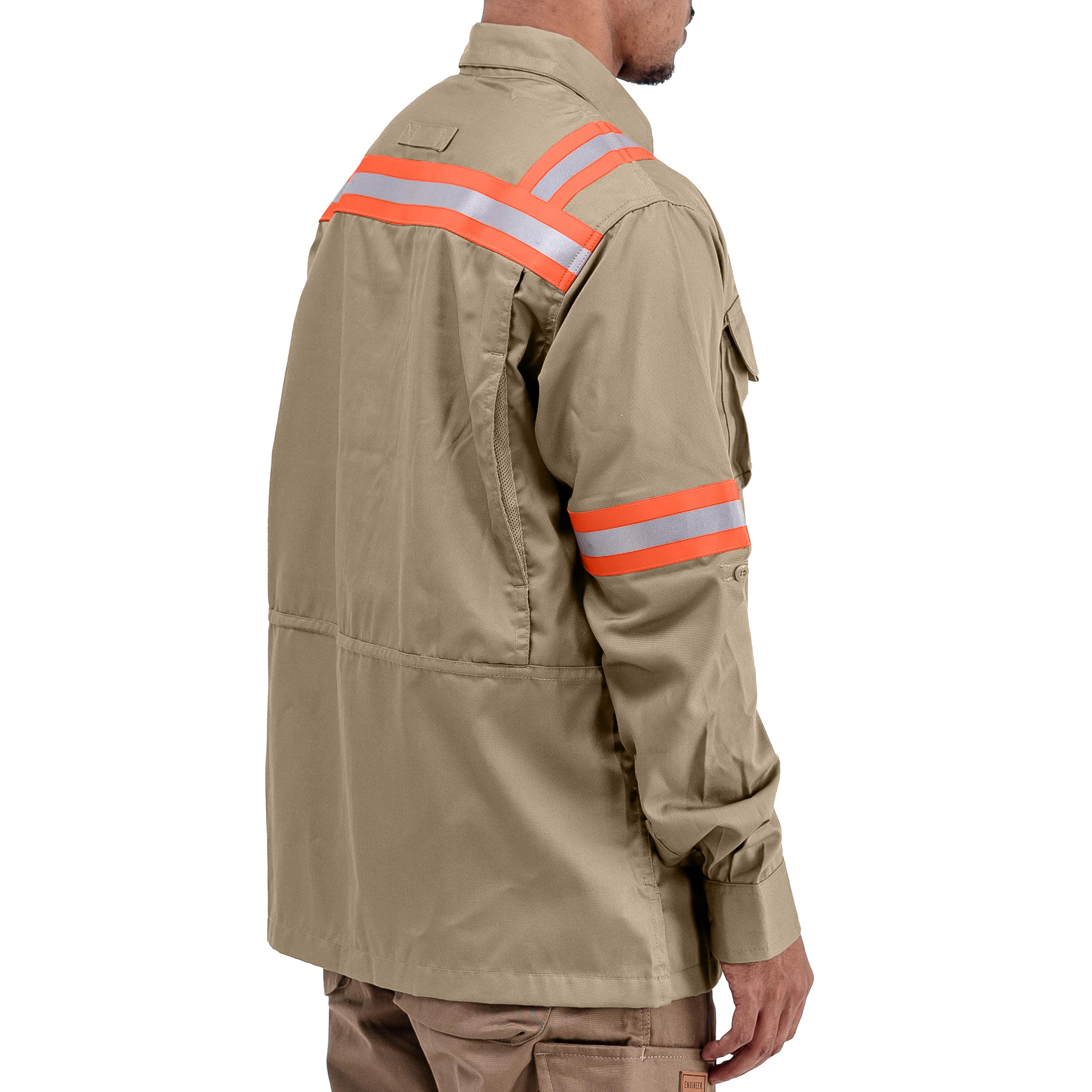 LOGGING KHAKI - Safety Reflector Fieldshirt