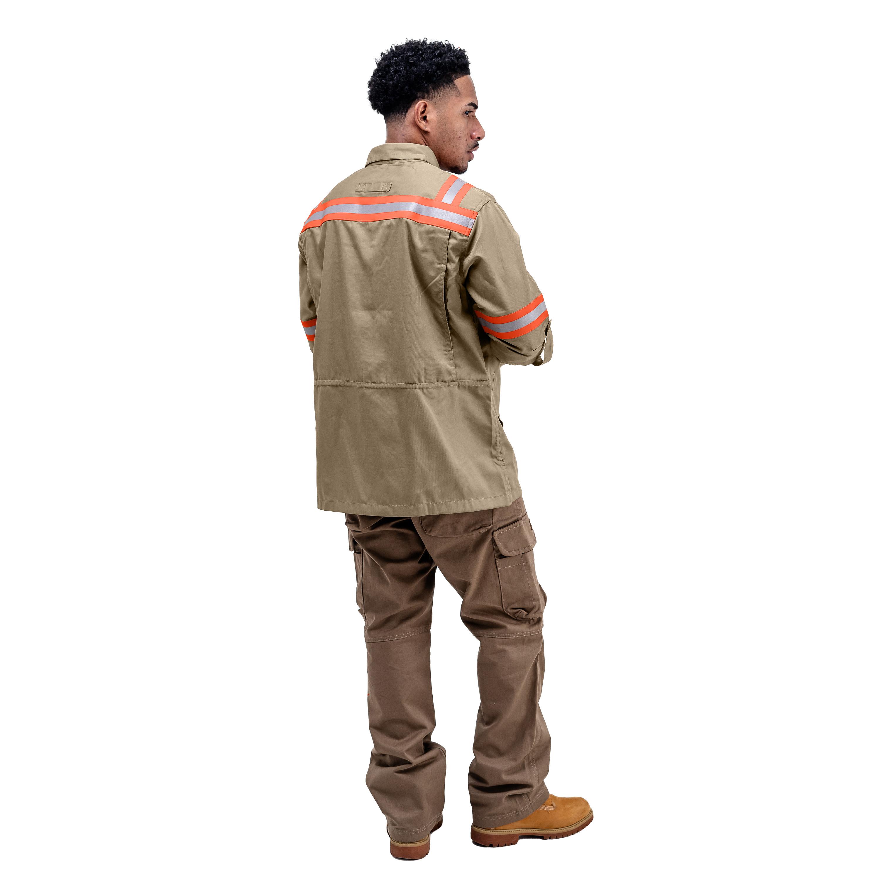 LOGGING KHAKI - Safety Reflector Fieldshirt