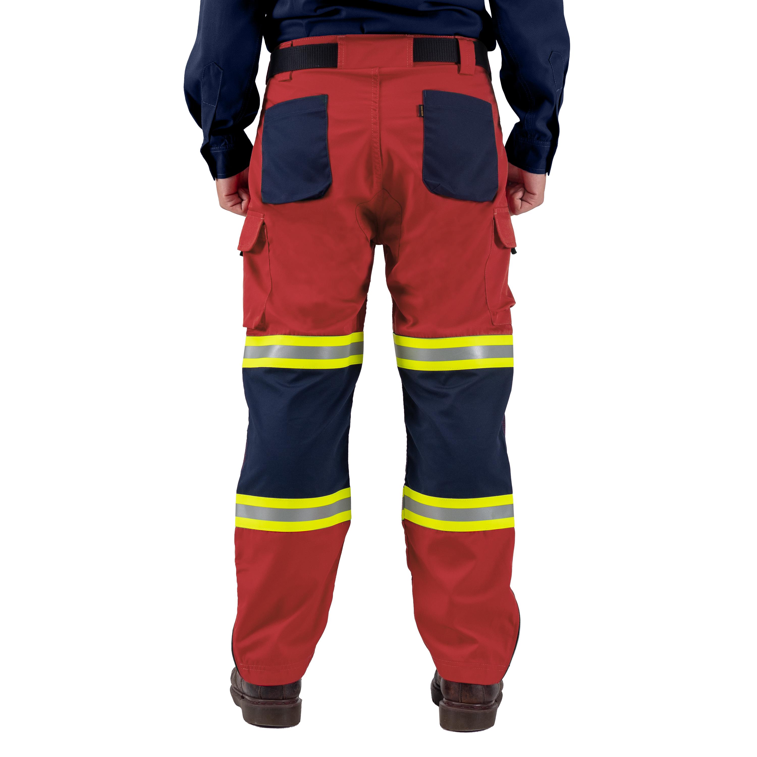 RIDGE RED - Reflector Workpants Hi-Vis Series