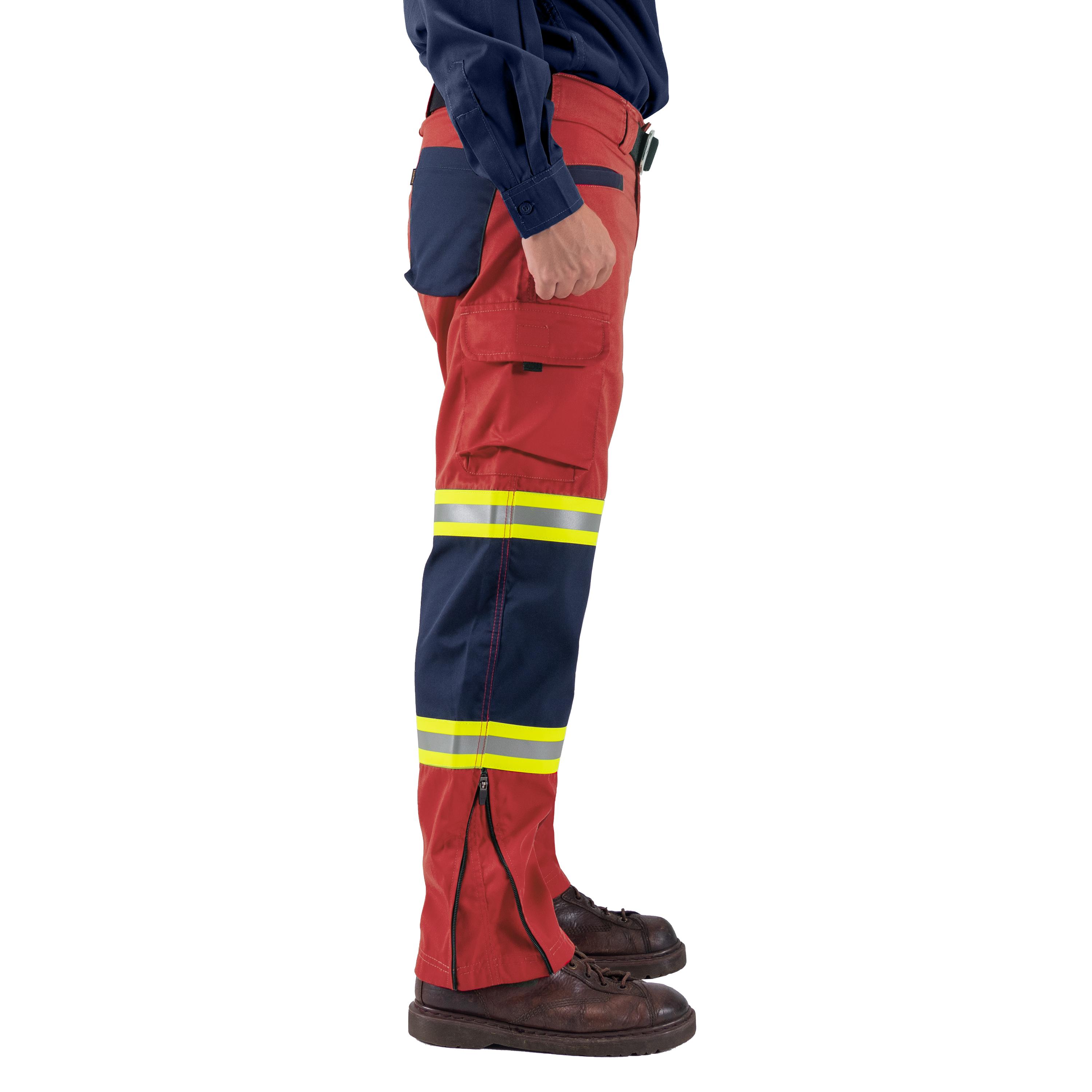 RIDGE RED - Reflector Workpants Hi-Vis Series