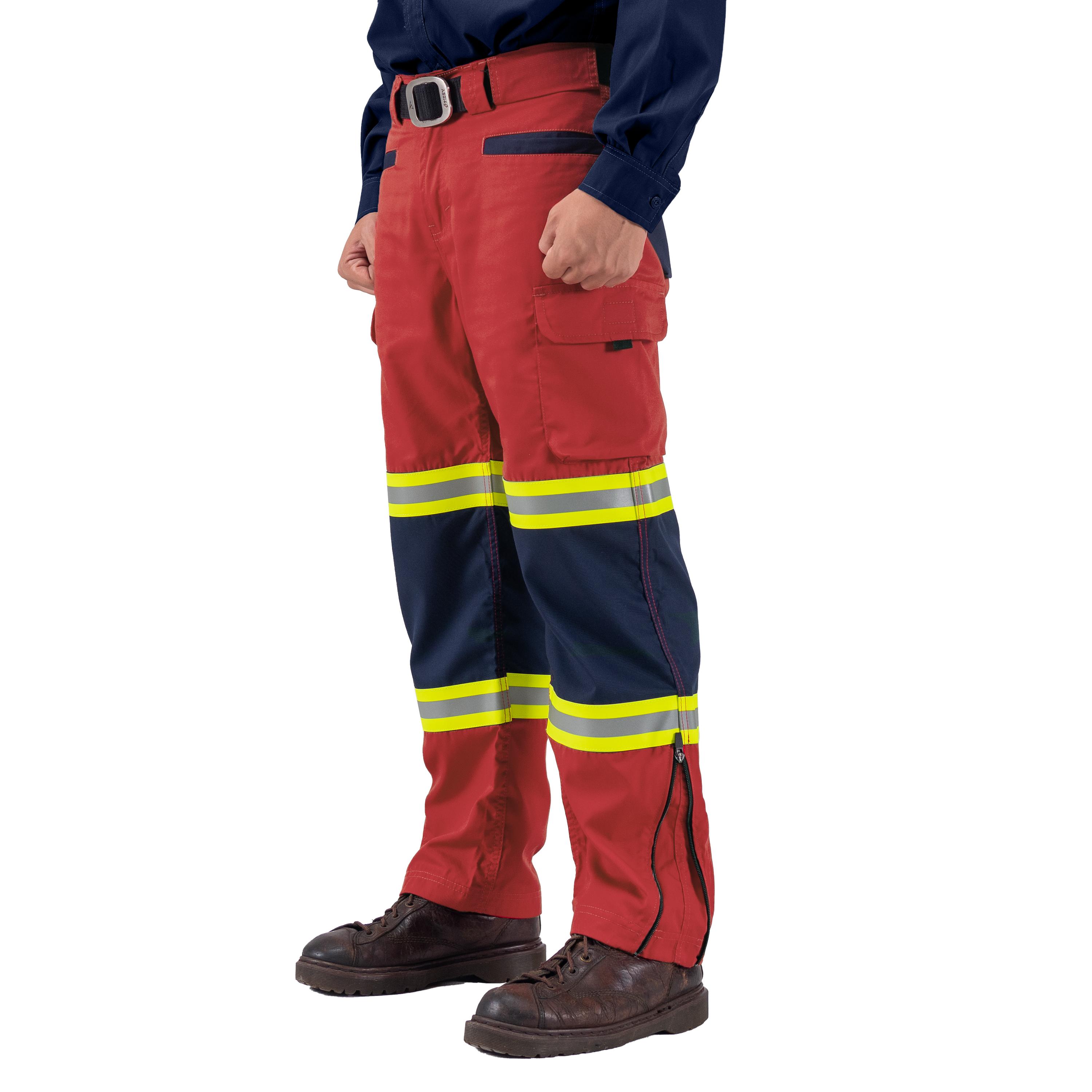 RIDGE RED - Reflector Workpants Hi-Vis Series