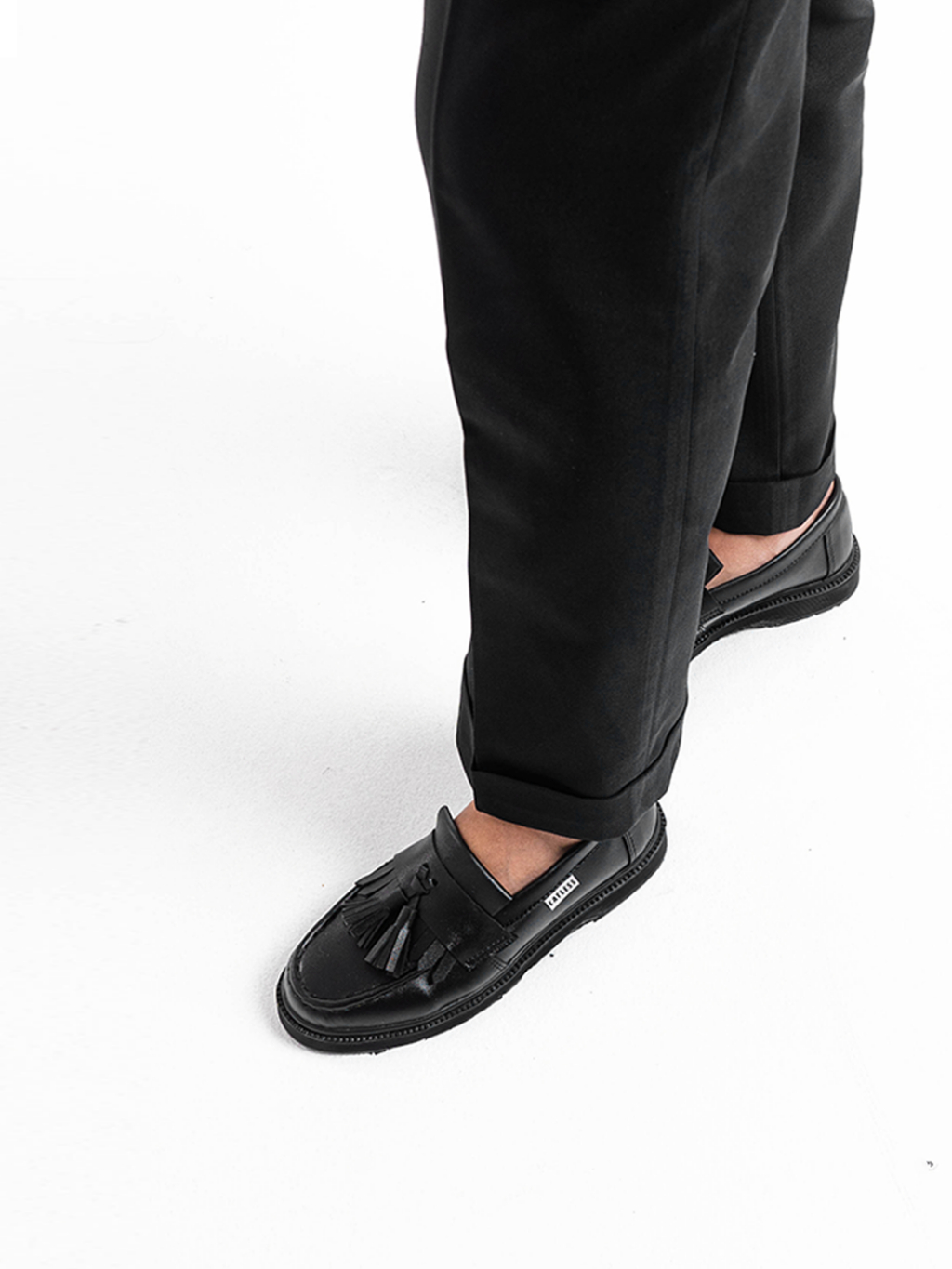 Sepatu Catless Berlin Hitam - Sepatu Slip On Loafers Boots Kulit