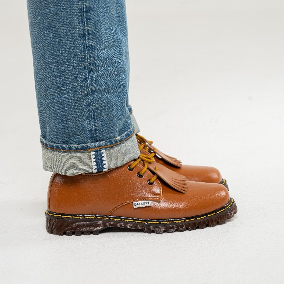 Sepatu Catless Ohio Tan - oxford casual formal Loafers Boots Kulit