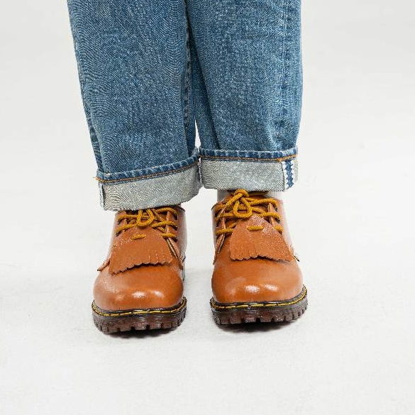 Sepatu Catless Ohio Tan - oxford casual formal Loafers Boots Kulit