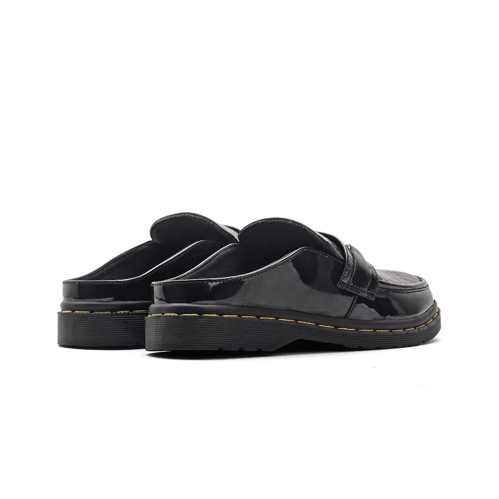 Catless Dark Late - Sandal Slip On Loafers Boots Kulit Wanita