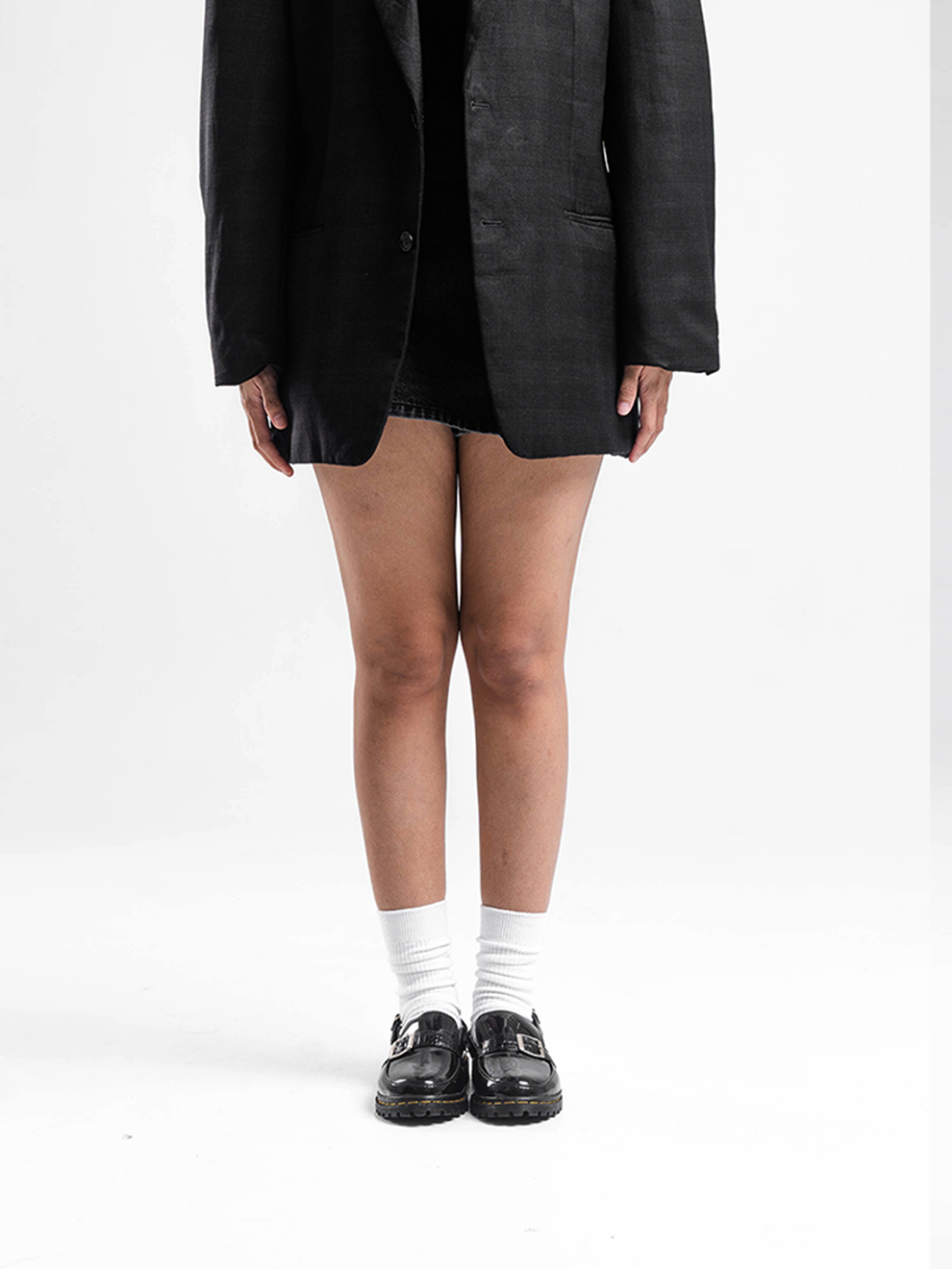 Catless Sevila Black - Sepatu Sandal Slip On Loafers Boots Kulit Wanita