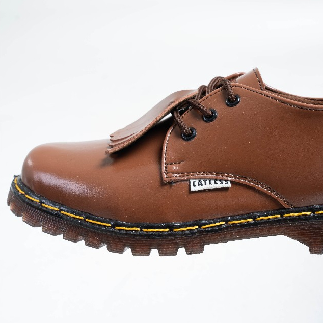Sepatu Catless Ohio Brown - Sepatu pria oxford Loafers Boots Kulit formal kerja casual